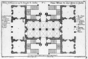 Palais im Großen Garten, Grundriss