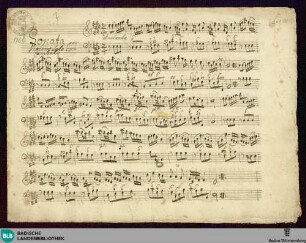 Sonatas - Mus. Hs. 1106 : vl, bc; E; BrinzingMWV 11.8