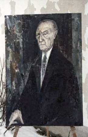Freiburg: Trudlinde Kaufhold, Bundeskanzler Konrad Adenauer