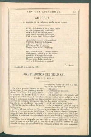 Una flamenca del siglo XVI. : [Segunda parte. Continuación. y] Tercera parte. En la mar.