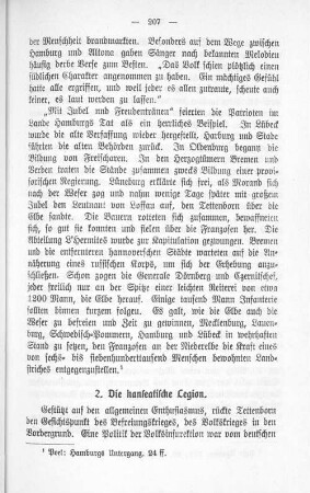 2. Die hanseatische Legion.