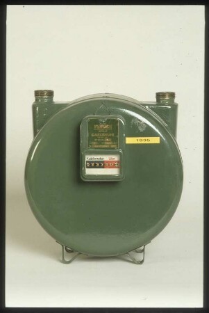 Sonderausstellung "Feuer und Flamme" von 1997; Gasmessgerät von Pintsch von 1935