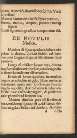 De Notulis Musicis.