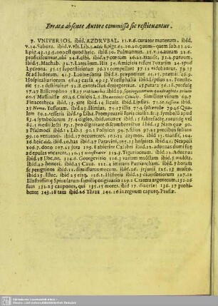 Errata absente Autore commissa sic restituantur