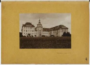 Schloss Zerbst: Ansicht (aus: Skizzen- und Fotoalbum 11)