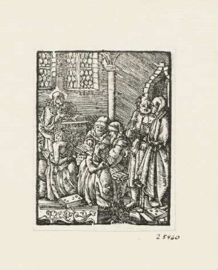 Christus lehrt im Tempel, aus: "Seelengarten"
