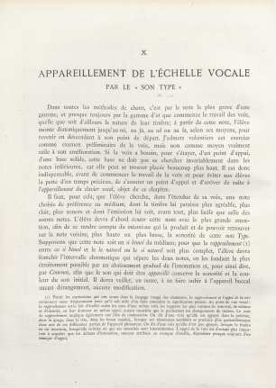 Appareillement de l'échelle vocale