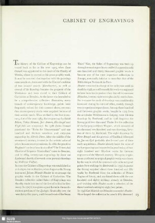 Cabinet Of Engravings