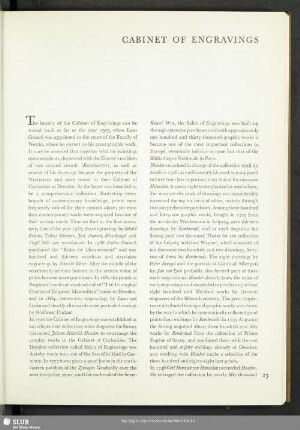 Cabinet Of Engravings