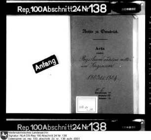 Registrum undecim millium Virginum des ehemaligen Domkapitels