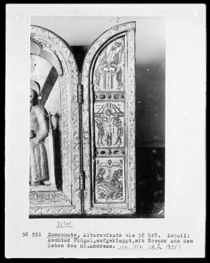 Andreas-Triptychon mit Szenen aus dem Leben des Heiligen — Szenen aus dem Leben des Heiligen Andreas