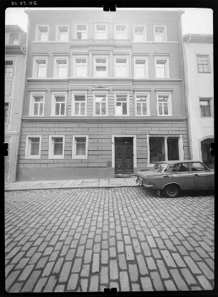 Meißen-Altstadt, Burgstraße 11. Wohnhaus mit Laden (18. Jh.). Straßenfront