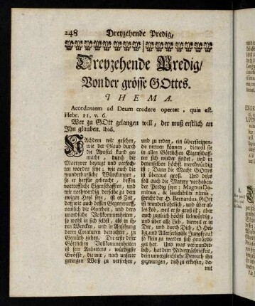 248-266, Dreyzehende Predigt