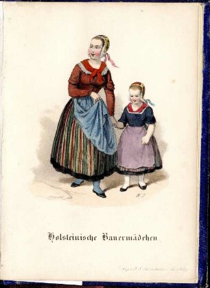 Holsteinische Bauernmädchen.