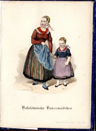 Holsteinische Bauernmädchen.