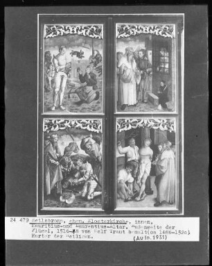 Marter der Heiligen Mauritius und Laurentius