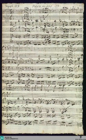 Symphonies - Mus. Hs. 643 : orch; D; BrinzingMWV 7.149