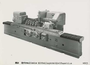 Hydraulische Mittellagerschleifmaschine "FKM" der MSO Maschinen- und Schleifmittelwerke