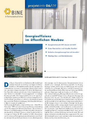 Energieeffizienz im öffentlichen Neubau.