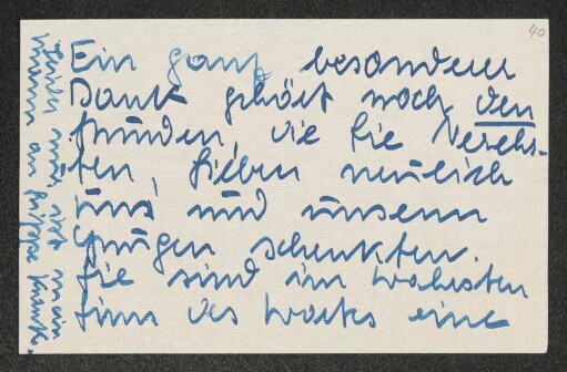 Brief von Elfriede Grundmann an Gerhart Hauptmann