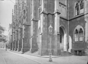 Georgplatz : Dresden, Gaslaterne, Kreuzschule
