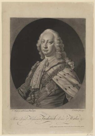 Bildnis des Frederick, Prince of Wales