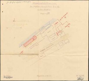 Baupläne Freyersbacher Mineralquellen, Bad Peterstal; Situationsplan
