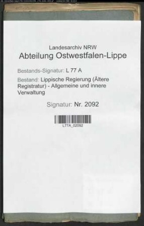 Beschwerde der schaumburg-lippischen Rentkammer zu Bückeburg über verweigerte Eintreibung von Forststrafgeldern durch den Magistrat zu Blomberg