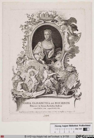 Bildnis Maria Isabella, Erzherzogin von Österreich, geb. Prinzessin von Parma