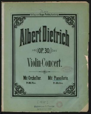 Violin-Concert : op. 30