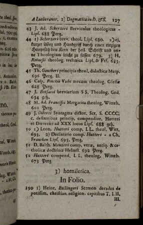 3) homiletica.