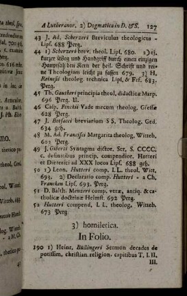 3) homiletica.