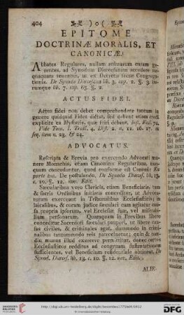 Epitome doctrinae moralis, et canonicae