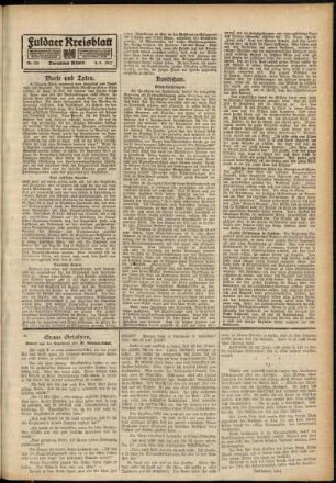 Zweite Ausgabe vom Freitag, den 08. Juni 1917.