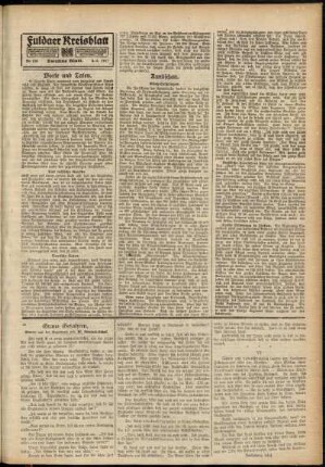 Zweite Ausgabe vom Freitag, den 08. Juni 1917.