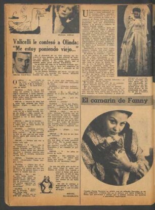 Valicelli le confesó a Olinda: "Me estoy poniendo viejo..."