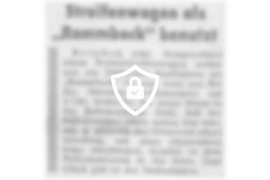 Streifenwagen als "Rammbock" benutzt