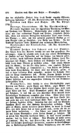 Strenge, übertriebene, (s. Art. Menschenscheu)