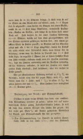 Verfertigung des Rauch- und Schnupftabacks