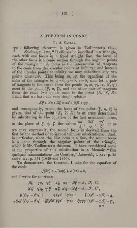 A theorem in conics.