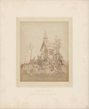 Kapelle auf Umzugswagen bei der Silbernen Hochzeit (?) von Großherzog Friedrich I. von Baden und Großherzogin Luise