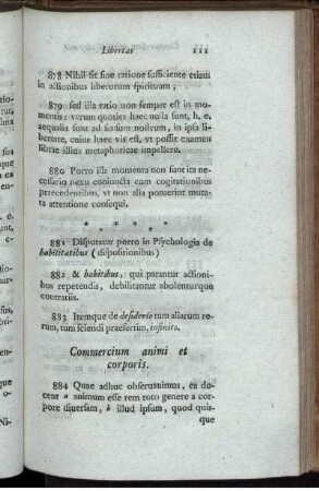 Commercium animi et corporis.