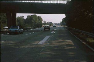 Hauptfahrbahn Ost (Basel Richtung Karlsruhe): Brücke B378 von Süden