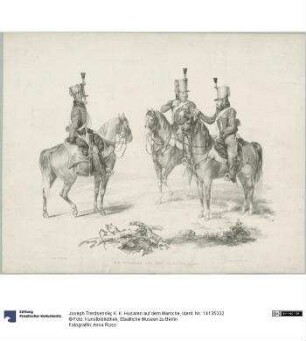 K. K. Husaren auf dem Marsche