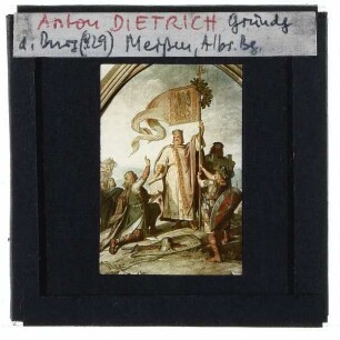 Dietrich, Gründung der Burg Meißen durch König Heinrich I. im Jahr 929