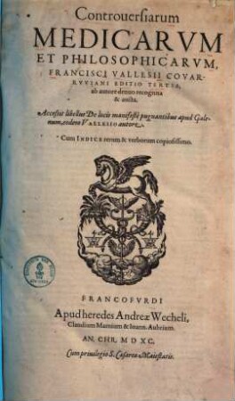 Controversiarum medicarum et philosophicarum