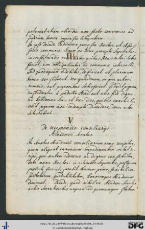 [fol. 27] De recipiendis consiliariis academici senatus