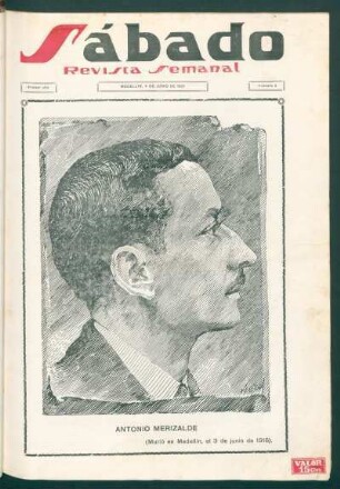 [Retrato de] Antonio Merizalde