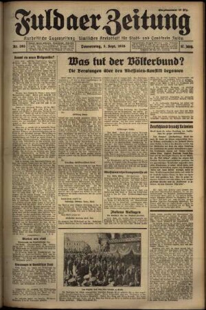 Ausgabe vom Donnerstag, den 05. September 1935.