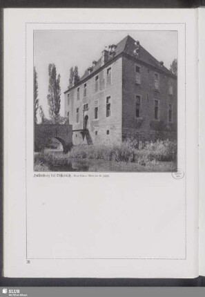 Hallenburg bei Disternich, Kreis Düren. Mitte des 16. Jahrh.